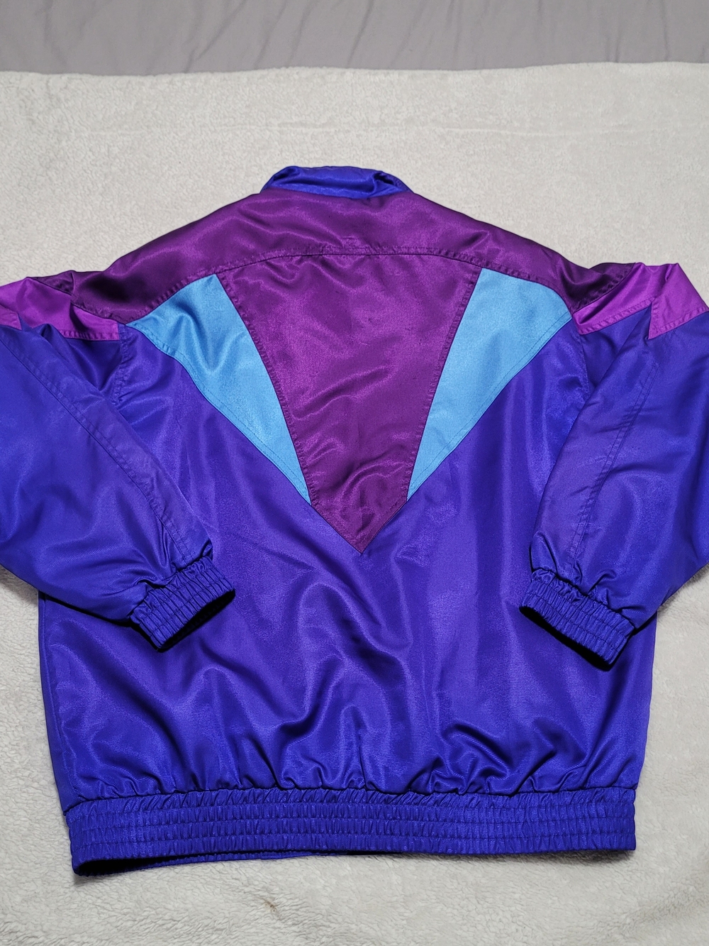 Vintage Schneider Men's Purple & Blue Ski Jacket - Picture 11 of 13